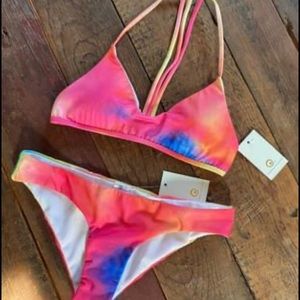 Brand New Plumeria Swimsuit- Size Medium